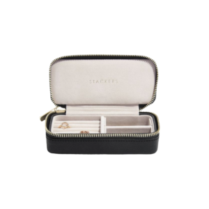 Stackers – Travel box – Black-grey velvet – Classic