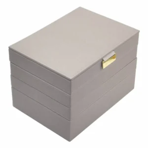 Stackers – Classic box – Taupe grey – 4 Set