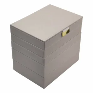 Stackers – Classic box – Taupe grey – 5 Set