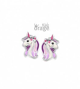 Orage Kids/Teens -oorringen  steker – unicorn